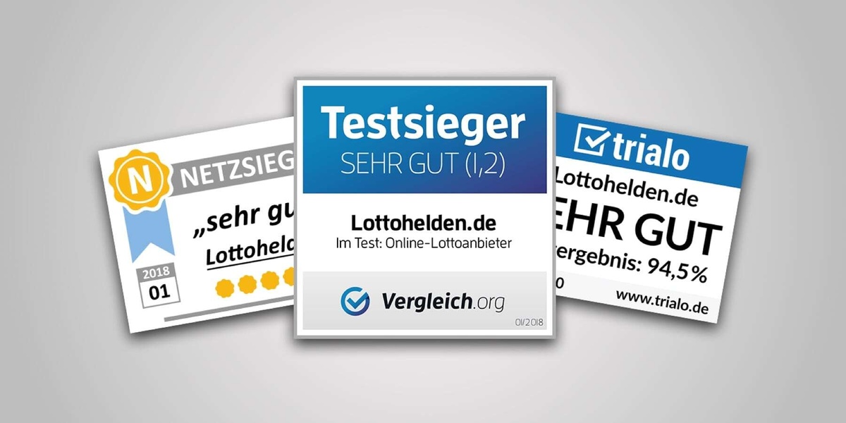 Lottohelden ist Nr. 1 der Lottoanbieter