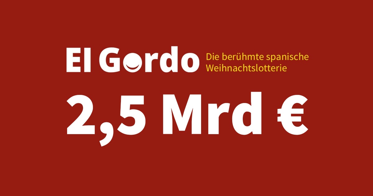 El Gordo 2022 – Gewinnprüfung spanische Weihnachtslotterie!