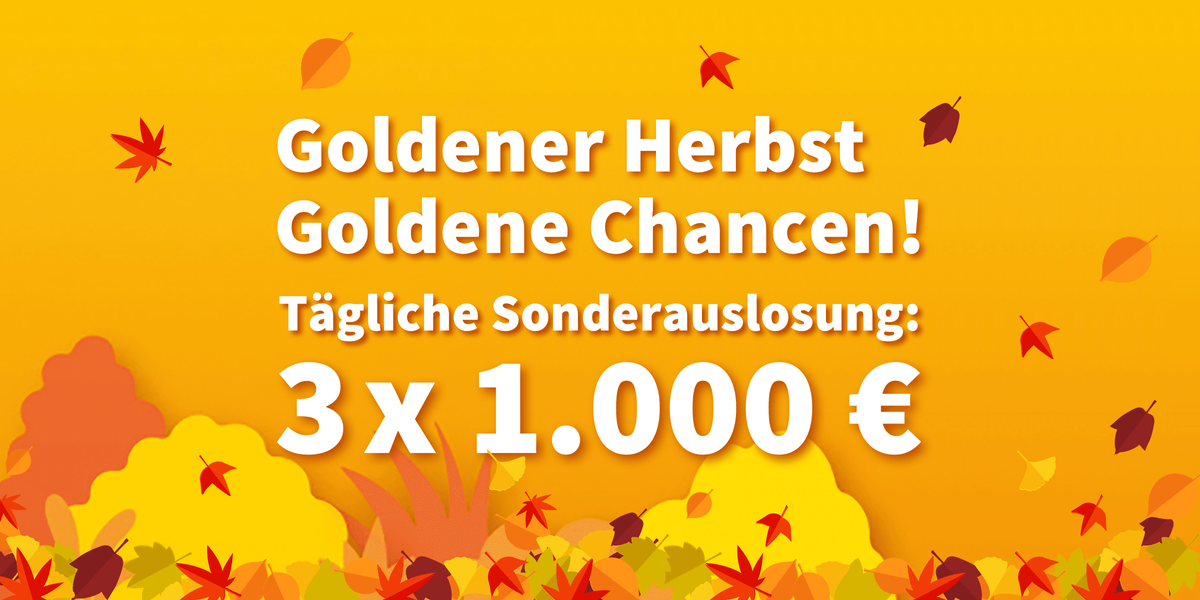 Herbst-Sonderauslosung bei Lottohelden.de